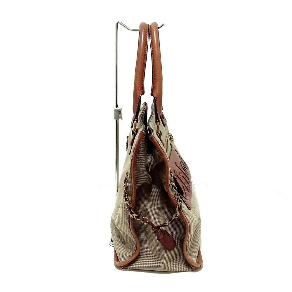 Authentic Chloe Harley Beige Brown Canvas Leather - Picture 2 of 9